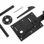 Boerenklinkstel Zwart