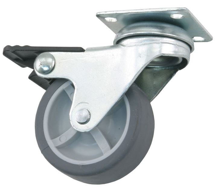 Apparaatzwenkwiel met Rem 50 mm