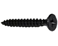 10 stuks Starx houtschroef platkop 5.0 x 50 mm Zwart