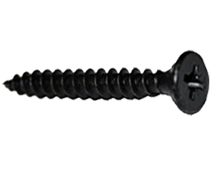 10 stuks Starx houtschroef platkop 5.0 x 50 mm Zwart