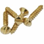 20 Houtschroeven Timeless 3,5x20 Staal Vermessingd