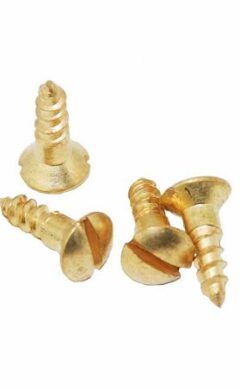 20 Houtschroeven Timeless 3,5x12 Messing