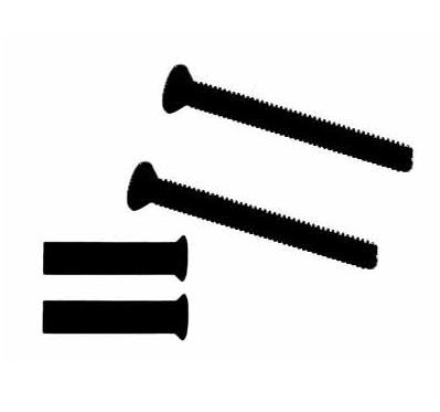 Ami kortschild WC72/8 aluminium zwart - Afbeelding 3