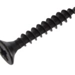 10 stuks Starx Spaanplaatschroef Zwart Gelakt 4.0 x 40 mm