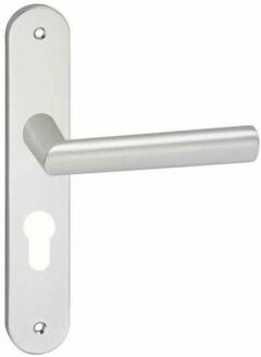 Deurkruk London op schild Ovaal PC55 Aluminium