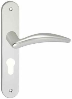 Deurkruk Windsor op schild Ovaal PC55 Aluminium