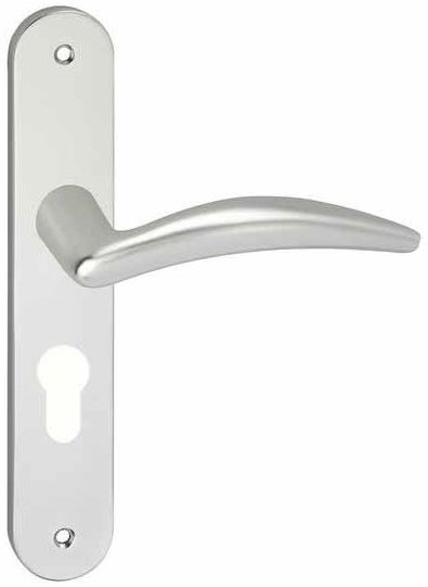 Deurkruk Windsor op schild Ovaal PC55 Aluminium