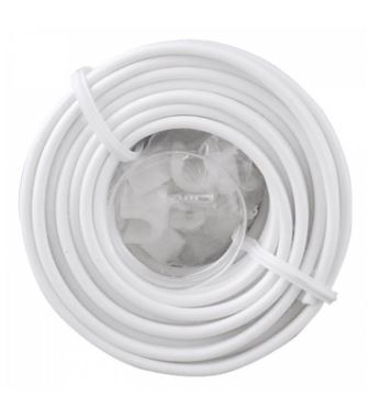 Byron deurbel snoer 7200, plat 2 x 0.35 mm². 9 m wit