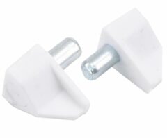 18 Starx kastplankdragers met nok 5 mm wit