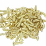 50 Houtschroeven Vermessingd 3,0 X 12 mm