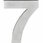BASICS Huisnummer LBHN100-7 PVD mat rvs