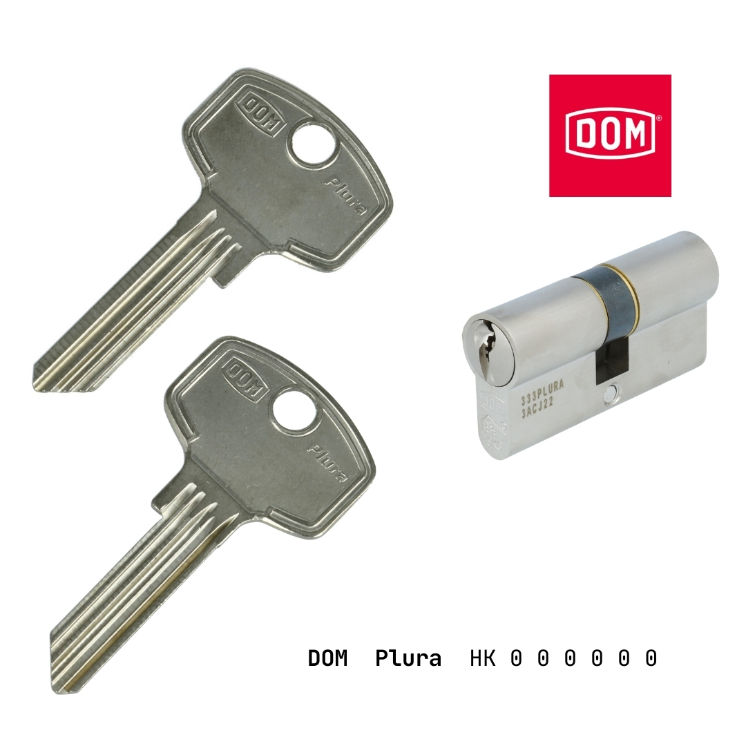 Extra sleutel voor DOM Plura veiligheidsprofielcilinders