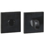 Intersteel wc-sluiting verdekt 53x53x6mm met stift 6-8mm PVD zwart