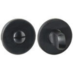 Intersteel wc-sluiting verdekt ø52x6mm met stift 6-8mm PVD zwart