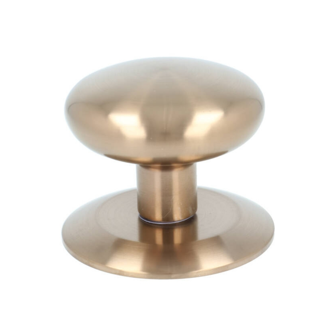 Voordeurknop BASICS LB65V vast op rozet PVD licht brons - Afbeelding 4