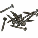 200 stuks bolkopschroef 1,5 x 14 messing antiek