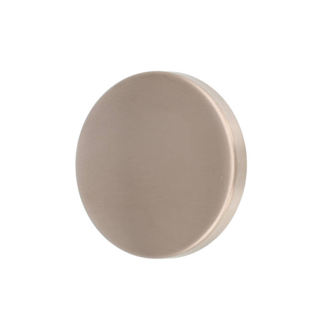 Blindplaatje Rond verdekt PVD licht brons - Afbeelding 3