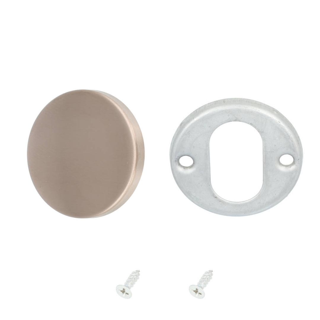 Blindplaatje Rond verdekt PVD licht brons - Afbeelding 4