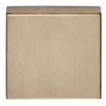 Blind plaatje BASICS BSQB53 PVD licht brons