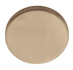 Blindplaatje Rond verdekt PVD licht brons