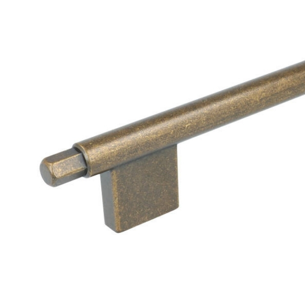 Greep zamak messing antiek 192 mm - Afbeelding 4