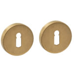 Intersteel sleutelrozetten verdekt ø53x9mm PVD messing getrommeld