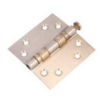 Kogellagerscharnier 7676 mm rechte hoek PVD licht brons