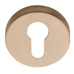 PC-Plaatje Rond PVD licht brons