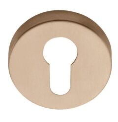 PC-Plaatje Rond PVD licht brons