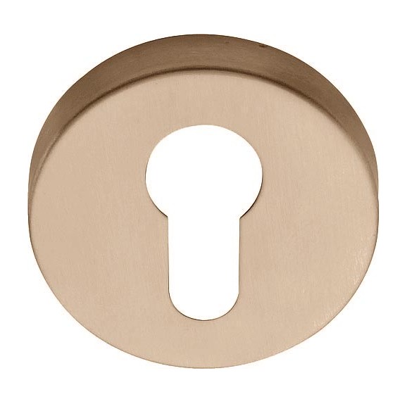 PC-Plaatje Rond PVD licht brons