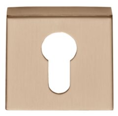 PC-Plaatje vierkant 53x53x10 PVD licht brons