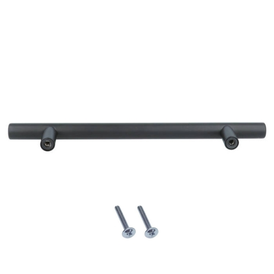 Relinggreep rvs zwart 128 mm - Afbeelding 3