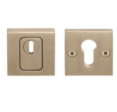 SKG3 Veiligheid-rozet BASICS BSQVEIL met kerntrekbeveiliging vierkant PVD licht brons