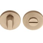 WC-Sluiting 8 mm rond verdekt blind PVD licht brons