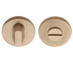 WC-Sluiting 8 mm rond verdekt blind PVD licht brons