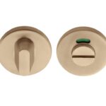 WC-Sluiting Rond PVD licht brons