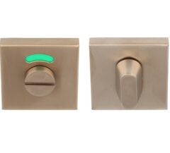 WC-sluiting Vierkant 53x53x10 mm PVD licht brons