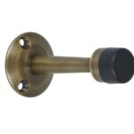 AMIG deurstopper wandmontage Ø19x75 mm messing antiek