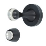 AMIG magnetische deurstopper Ø45x75mm zwart