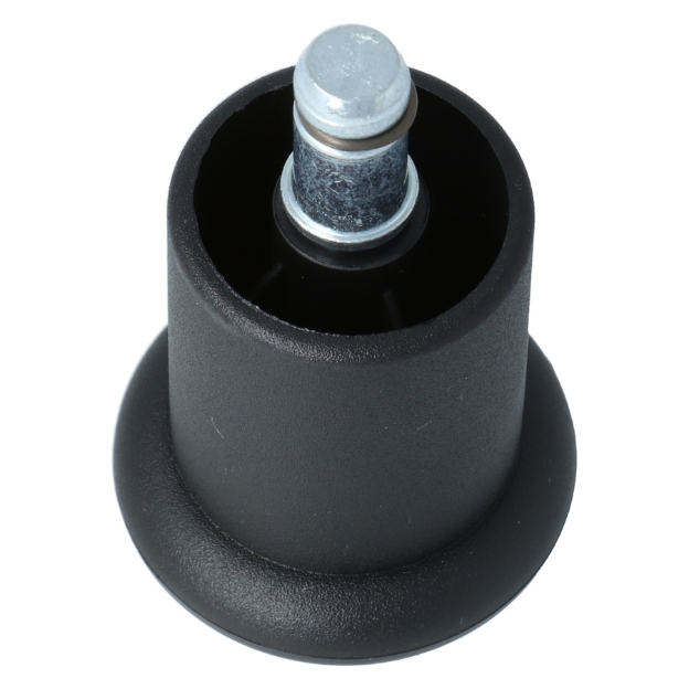 Bureaustoel glijder 50x53mm cilindrisch zwart - Afbeelding 4
