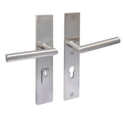 Intersteel SKG3 veiligheidsbeslag rechthoekig krukkruk Jura PC72mm met kerntrekbeveiliging rvs