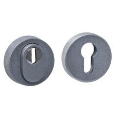 Intersteel SKG3 veiligheidsrozetten rond verdekt ø52x12mm met kerntrekbeveiliging rvs getrommeld