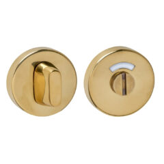 Intersteel WC-sluiting verdekt ø53x10mm met stift 8x8mm PVD messingkleur