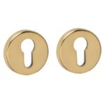 Intersteel cilinderrozetten verdekt ø53x9mm PVD messingkleur