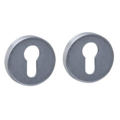 Intersteel cilinderrozetten verdekt ø53x9mm rvs getrommeld