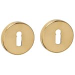 Intersteel sleutelrozetten verdekt ø53x9mm PVD messingkleur