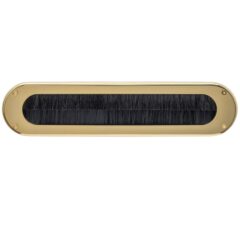 Intersteel tochtwering ovaal PVD messingkleur