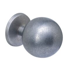 Intersteel voordeurknop bol ø75mm éénzijdige montage rvs getrommeld