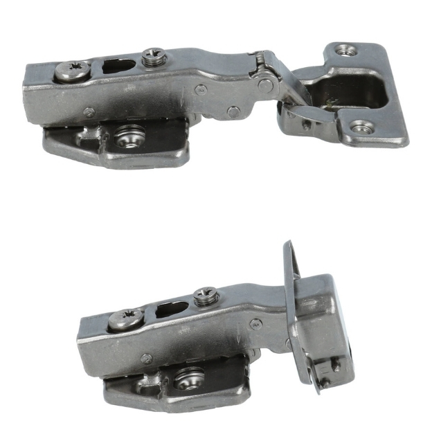 Keukenscharnier softclose tbv opdekdeurtjes antraciet - Afbeelding 2