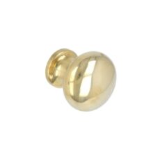 Knop 26 mm messing gepolijst
